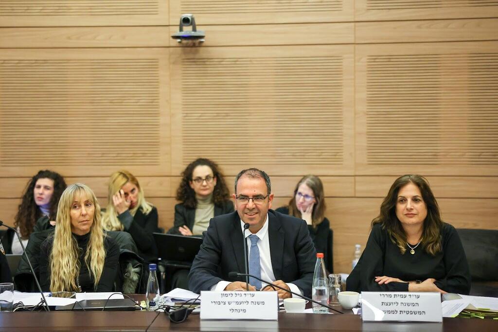 "מקווה שנקבל את התייחסותו המלאה של בן גביר". המשנה ליועמ"שית גיל לימון (צילום: נועם מושקוביץ דוברות הכנסת) הוועדה המיוחדת לתיקון פקודת המשטרה