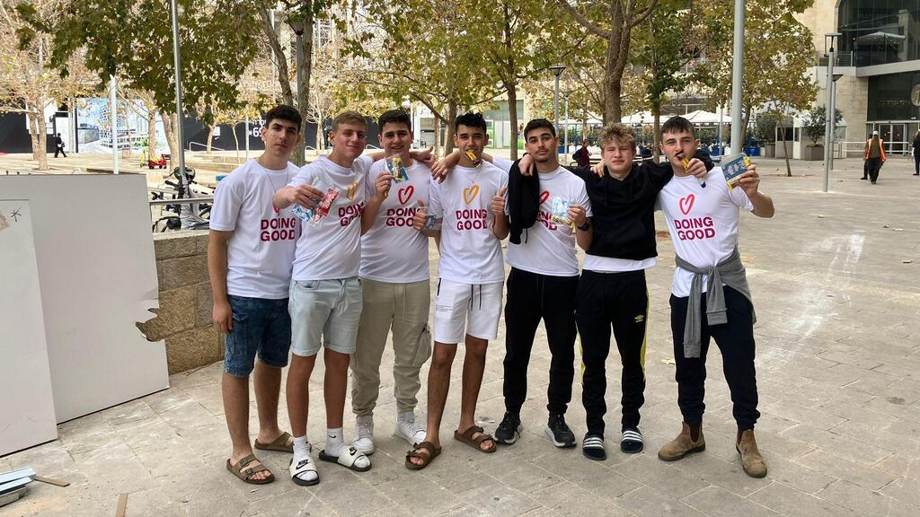 יוזמה משותפת של תלמידי בית ספר גוונים לחינוך מיוחד ובית ספר אמית בנים במודיעין
