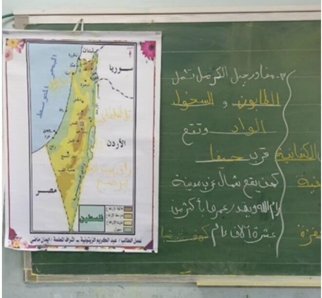 חומרי לימוד שמלמדים ילדים פלסטינים