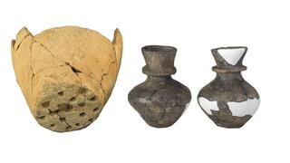 כלי חרס נאוליתיים, עליהם התגלו עקבות שהעידו על שימוש בחלב מסוגים שונים של בעלי חיים