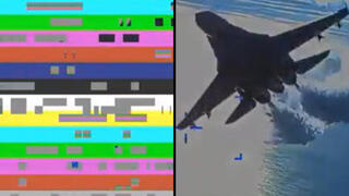  ארה"ב תיעוד תקרית עם מטוס Su-27 של רוסיה שבה הופל מל"ט אמריקני