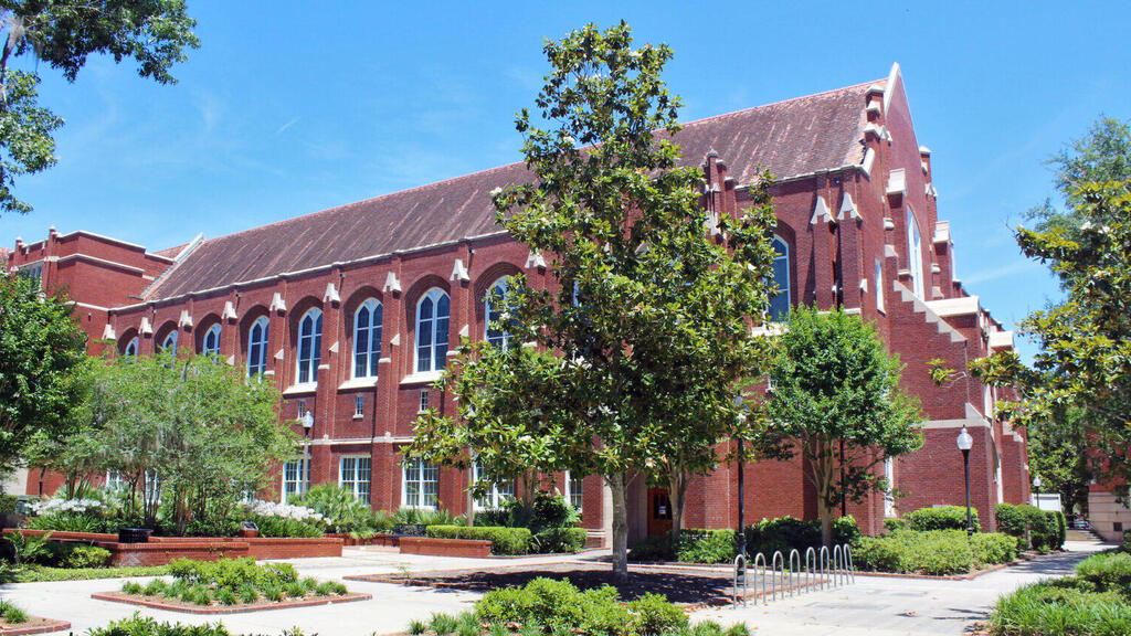 The Smathers Library at the University of Florida, Gainesville, Florida, May 8, 2021 