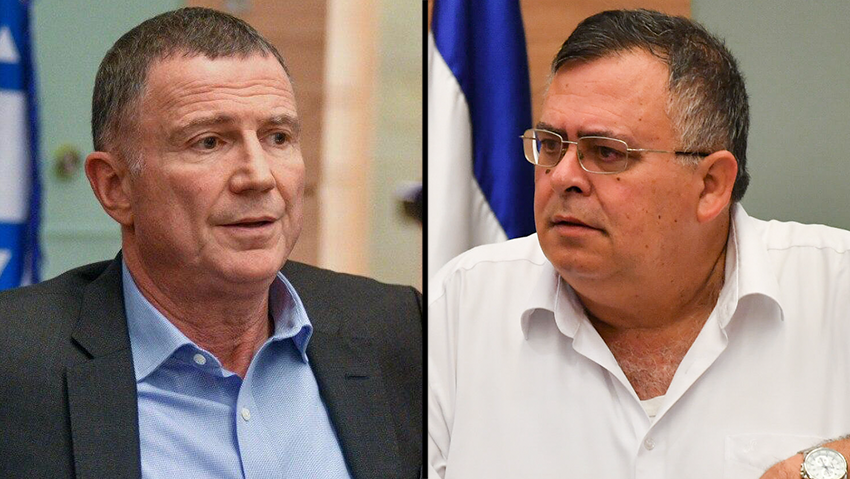 תומכים בגלנט. ביטן ואדלשטיין (צילום: יואב דודקביץ', רפי קוץ ) ועדת הכנסת