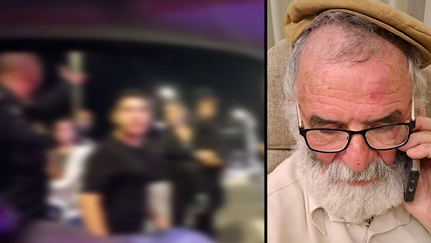 "ריססו גז פלפל לתוך הרכב, זה נגמר בסיוט". אלכסנדר ותיעוד התקיפה (צילום: גיל אלכסנדר) תיעוד: מפגינים תקפו את גיל אלכסנדר באבנים