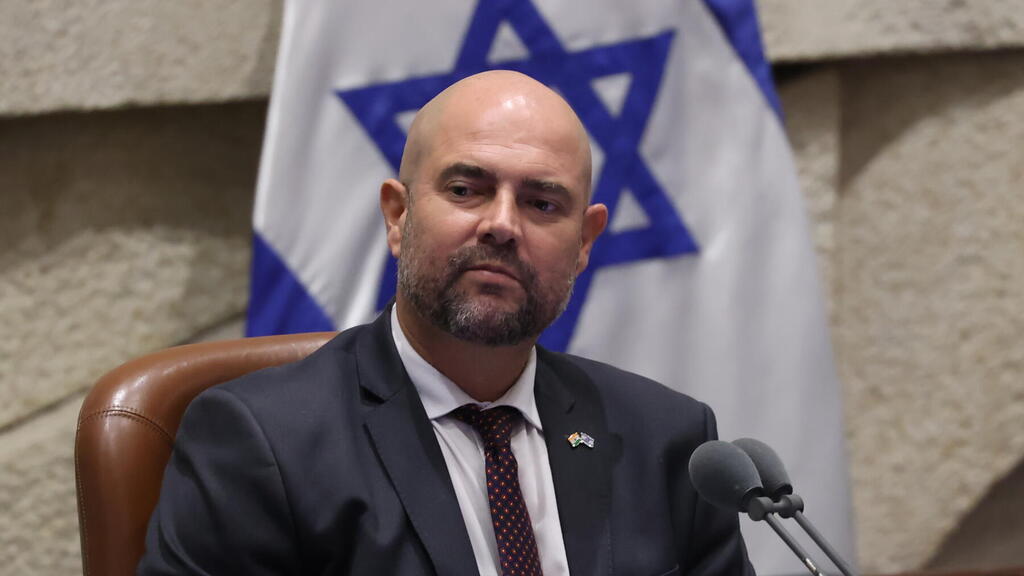 "שפוט של ביבי ויאיר". יו"ר הכנסת אוחנה (צילום: עמית שאבי) מליאת הכנסת