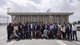 בכירים ממדינות אפריקה והמפרץ הגיעו לביקור היסטורי בירושלים