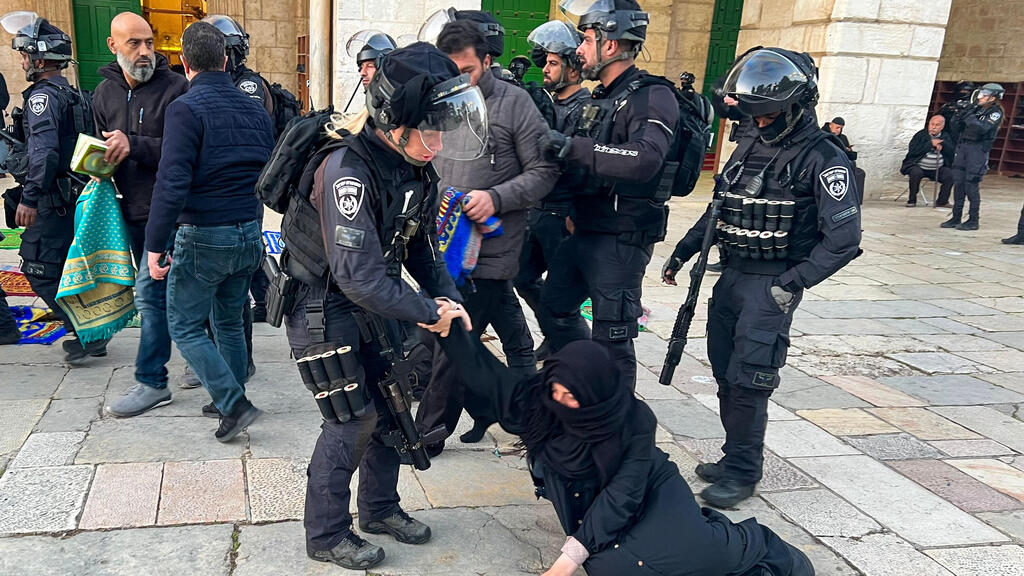 כוחות מג"ב בהר הבית