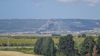  עשן בגליל לאחר האזעקה