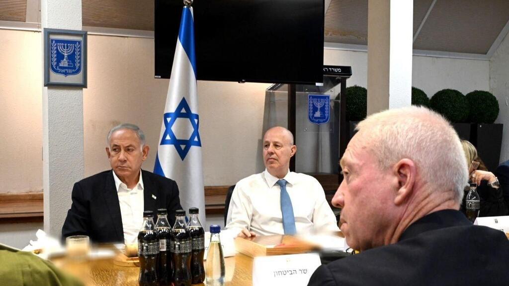 בנימין נתניהו בהערכת המצב בקבינט הביטחוני מדיני