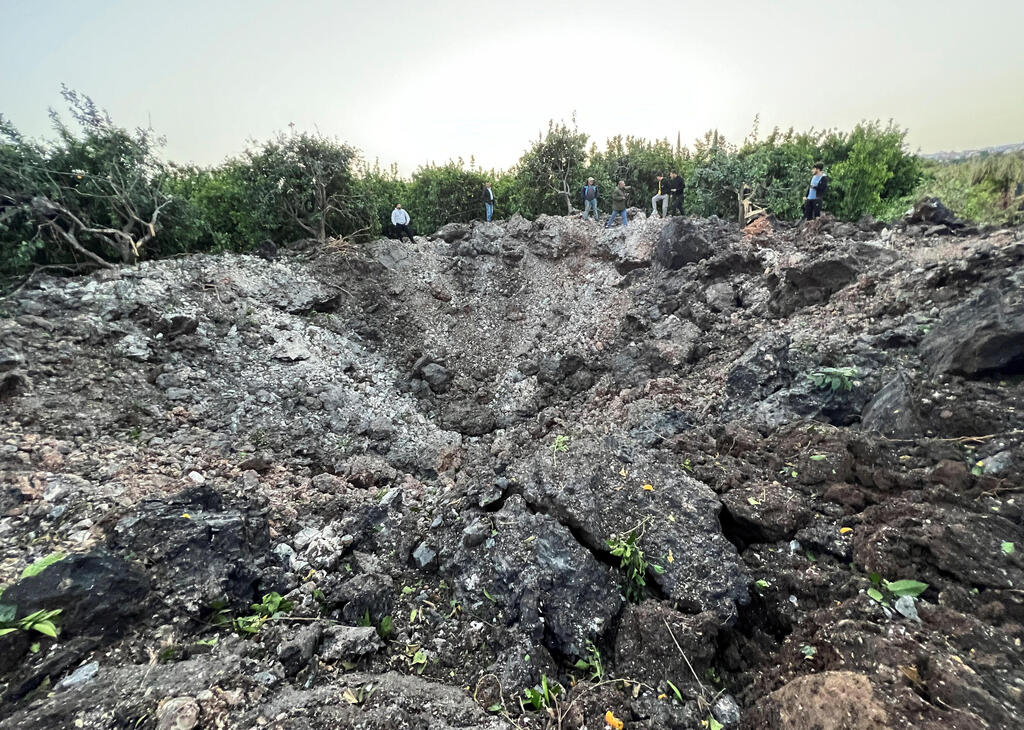 סימני התקיפות בלבנון, בבוקר שאחרי (צילום: AP ) התקיפה בלבנון