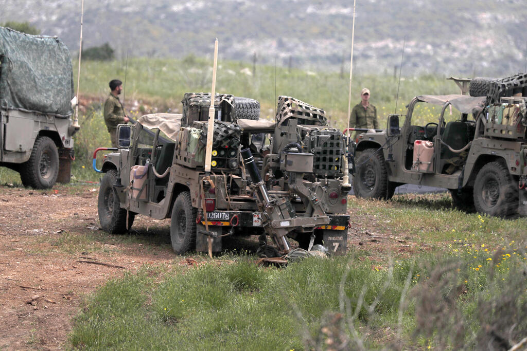 כוחות צה"ל ליד גבול לבנון
