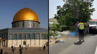 האוטו שנפגע בפיגוע הירי בצומת חמרה
