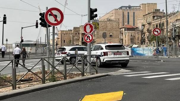 זירת ניסיון הדריסה בירושלים