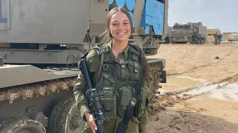 תקבל אות הצטיינות מהנשיא הרצוג: סמ"ר דנה שולים (צילום: דובר צה"ל) דנה שולים