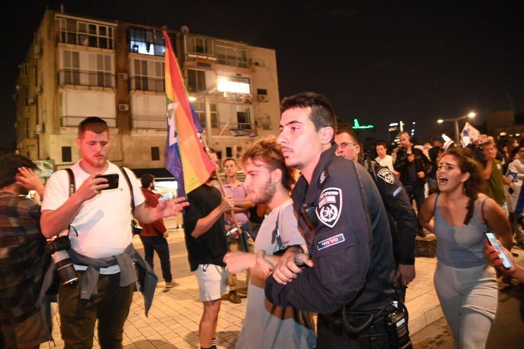 צילום: יאיר שגיא הפגנה בקפלן בתל אביב