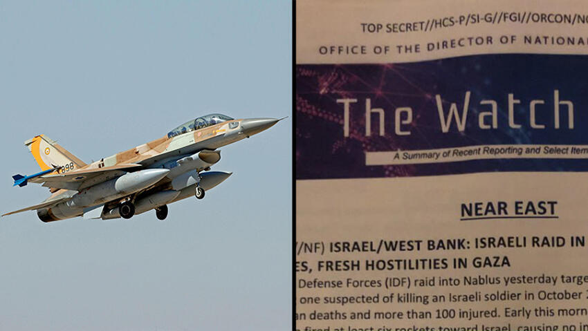 Pentagon Leak Suggests Israel Preparing For Iran Attack Despite ...