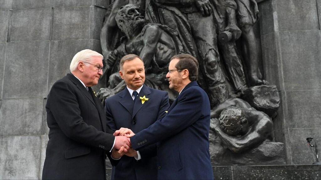 טקס לציון 80 שנה למרד גטו ורשה