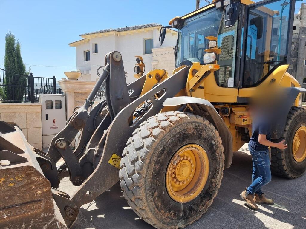 השופל שנתפס על ידי המשטרה (צילום: דוברות המשטרה) השופל שנתפס על ידי המשטרה