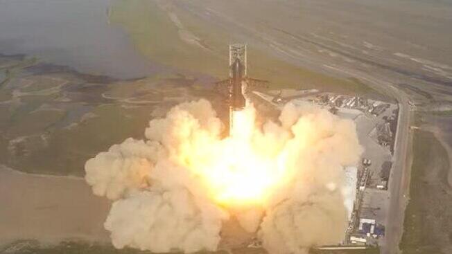 SpaceX Starship launch (Photo: SpaceX) שיגור ספינת החלל של spaceX