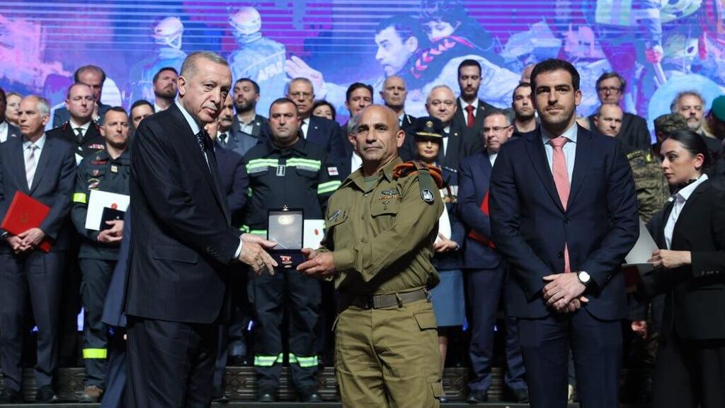 רג'פ טאיפ ארדואן וגולן ואך (צילום: ארמון נשיא טורקיה) רג'פ טאיפ ארדואן וגולן ואך