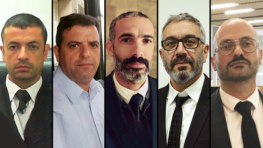 סנגורי הנאשמים (צילום: אלבום פרטי, אסף אלון) עו"ד שחר חצרוני