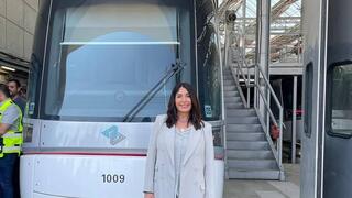 השרה מירי רגב בסיור ברכבת הקלה