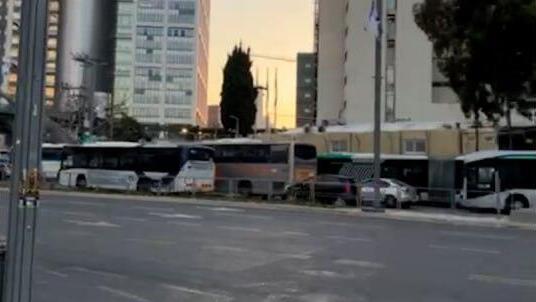 עומסי תנועה כבדים באזור תל אביב