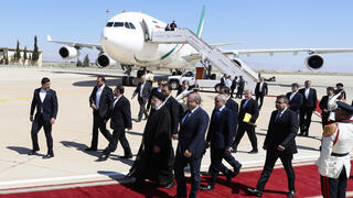 נשיא איראן איברהים ראיסי בדמשק