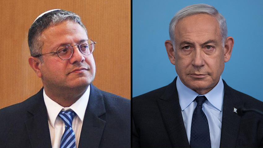 בן גביר טען שיפרק את הממשלה אם ישוחררו אלפי מחבלים. נתניהו: "זה לא יקרה" (צילום: אלכס קולמויסקי, רפי קוץ) בן גביר טען שיפרק את הממשלה אם ישוחררו אלפי מחבלים. נתניהו: "זה לא יקרה"