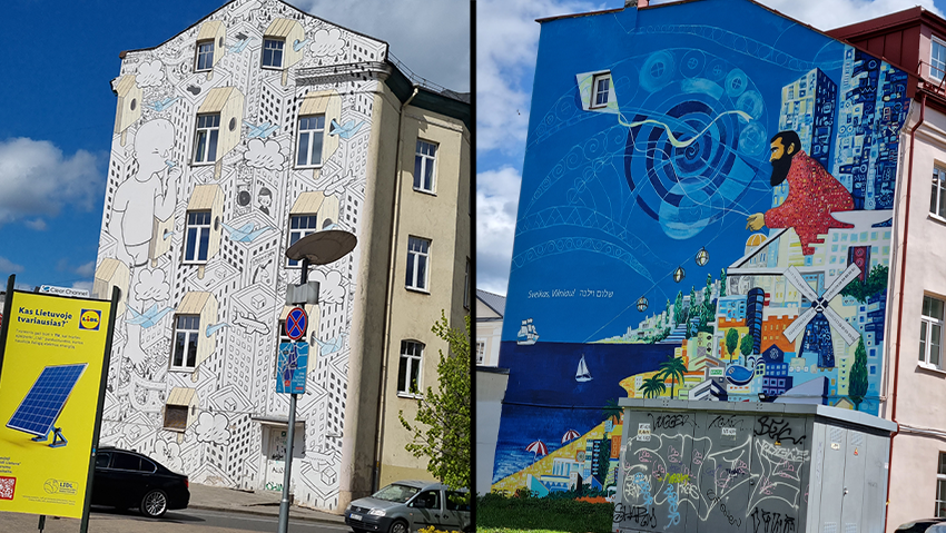 Vilnius, Lithuania (Photo: Rina Drigov) גרפיטי בוילנה