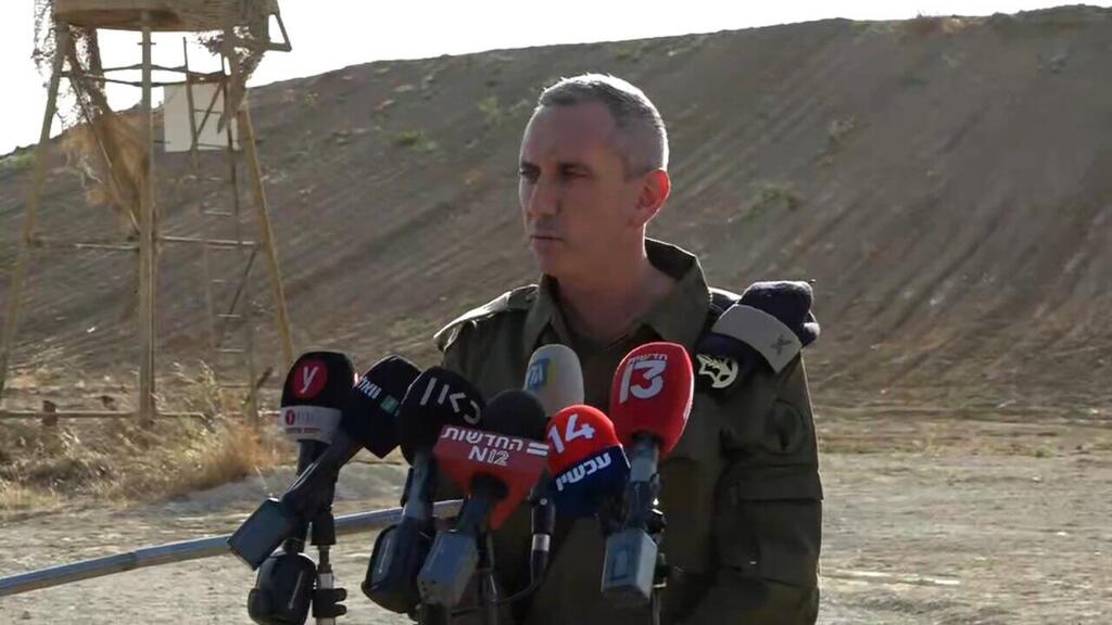 דובר צה"ל, תא"ל דניאל הגרי (צילום: נדב אבס ) הצהרה לתקשורת של דובר צה"ל תא"ל דניאל הגרי