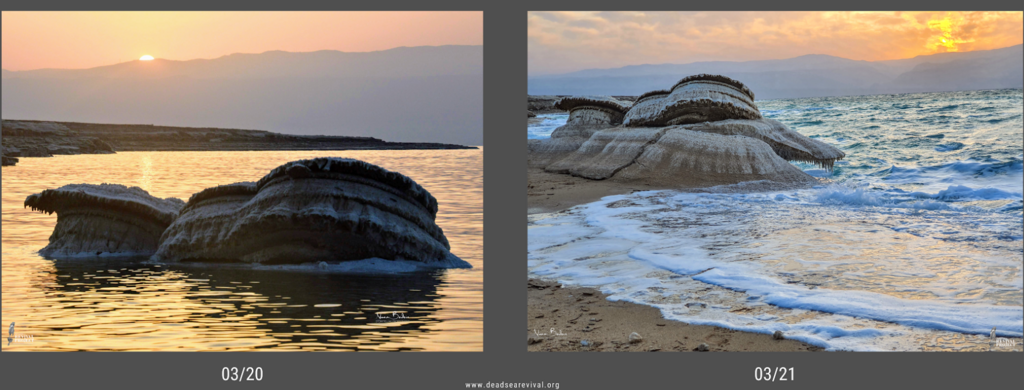 Израильский фотограф снял гибель Мертвого моря