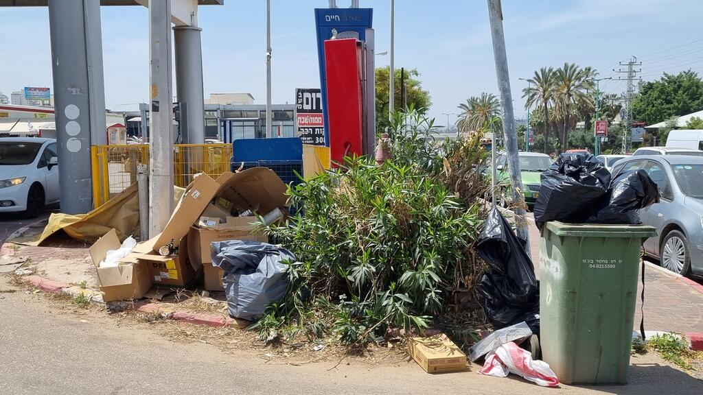 צילום: יריב כץ בעקבות השביתה - האשפה מצטברת בסגולה, פתח תקווה