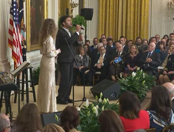 "Parade" performed at the White House ceremony for Jewish American Heritage Month 