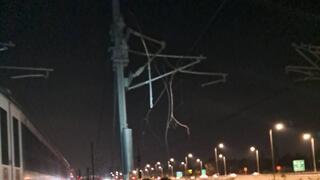 תקלה במערכת החשמול של הרכבת גרמה להפסקת תנועת הרכבות בין אשדוד לבאר שבע