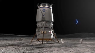 הדמיה של החללית של Blue Origin