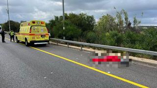 זירת התאונה בכביש 89 מצומת כברי למעלות