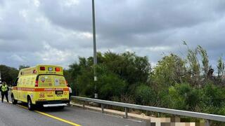 זירת התאונה בכביש 89 מצומת כברי למעלות