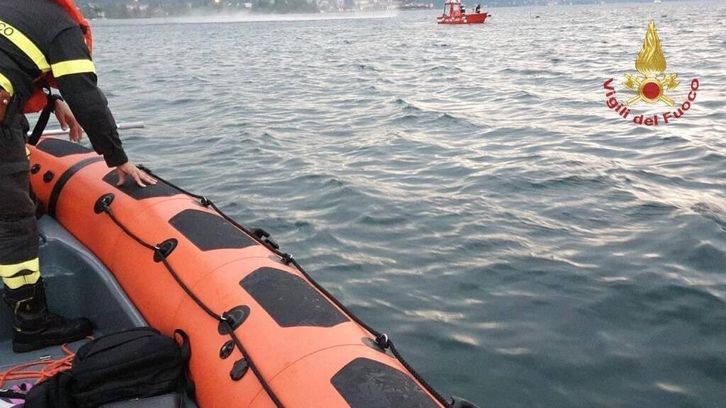 איטליה התהפכות סירה יום הולדת אגם לאגו מג'ורה 4 הרוגים חיפוש הנעדרים