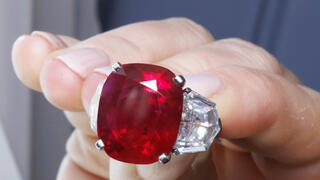 Ruby ring belonging to Heidi