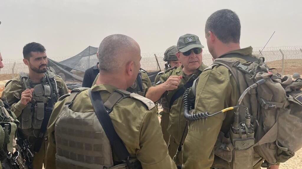 מפקד פיקוד דרום, אלוף אליעזר טולדנו, בזירת התקרית בדרום