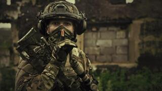 לוחמים אוקראינים אוקראינה מסמנים לשקט לפני מתקפת נגד מתקפה נגד רוסיה מלחמה 