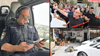 מפכ"ל המשטרה וזירת האירוע