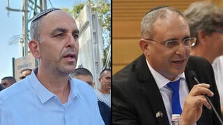 ח"כ אליהו רביבו וראש העיר לוד יאיר רביבו