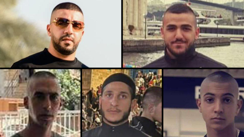 Ibrahim Shahada, Louis Abu Rajab, Rami Marjia, Mohammed Kanana et Naim Marjia