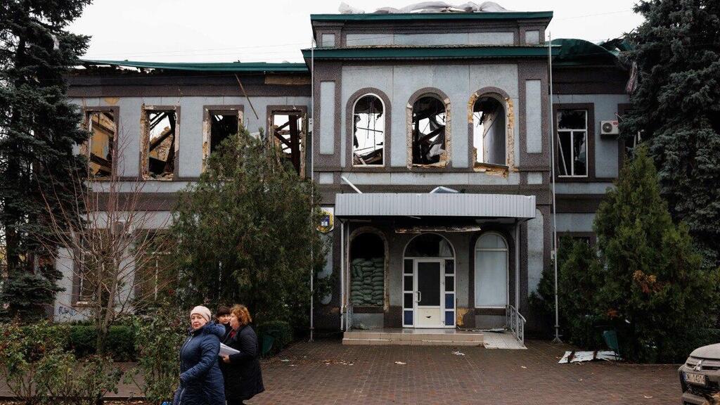 Les ruines en Ukraine après la guerre avec la Russie