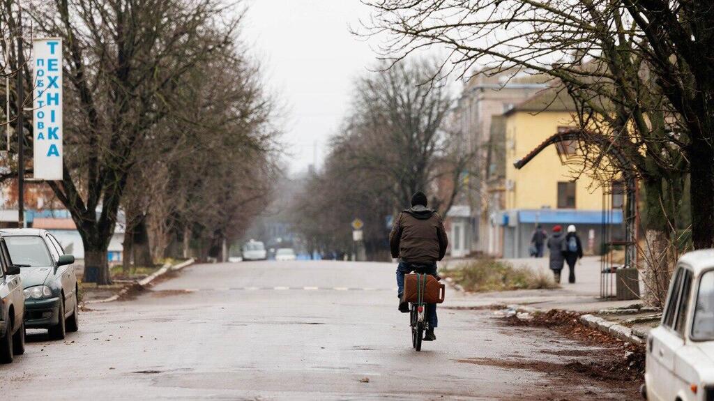 Les ruines en Ukraine après la guerre avec la Russie