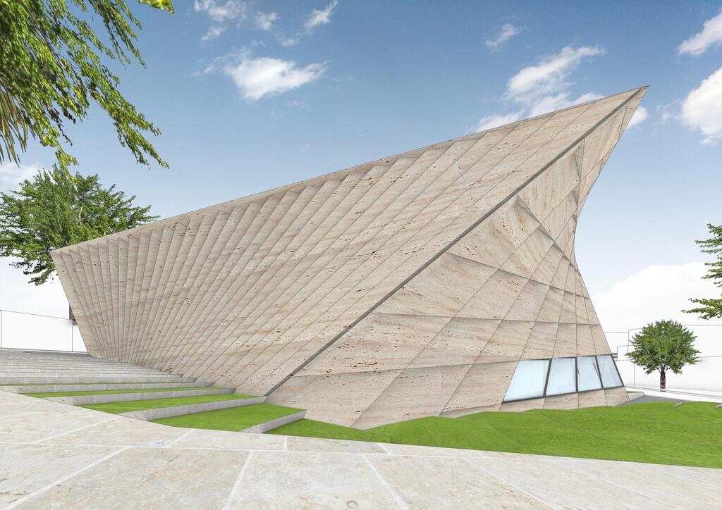 כך ייראה מוזיאון בית איינשטיין בירושלים, בתכנונו של אדריכל דניאל ליבסקינד