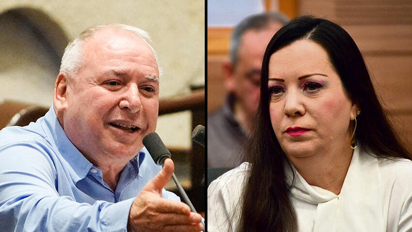 טלי גוטליב ודוד אמסלם (צילום: אלכס קולומויסקי, שלו שלום ) טלי גוטליב ודוד אמסלם