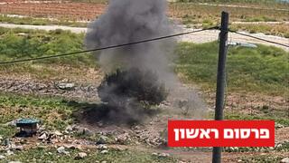 תיעוד הפיצוצים מהצד הישראלי